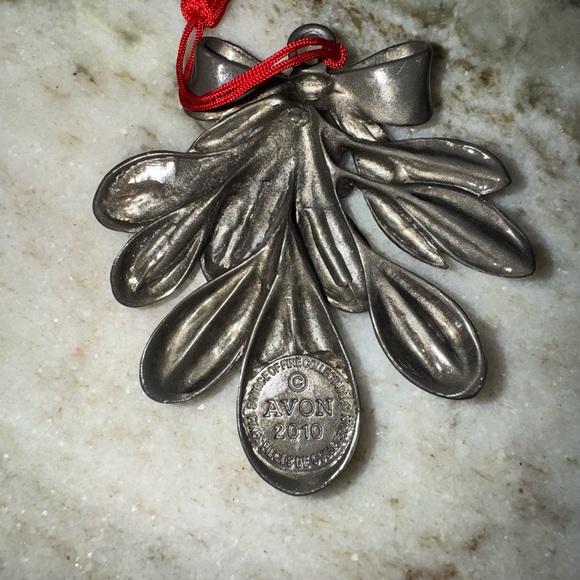 Avon Pewter Christmas Ornaments x 6 - Picture 6 of 14